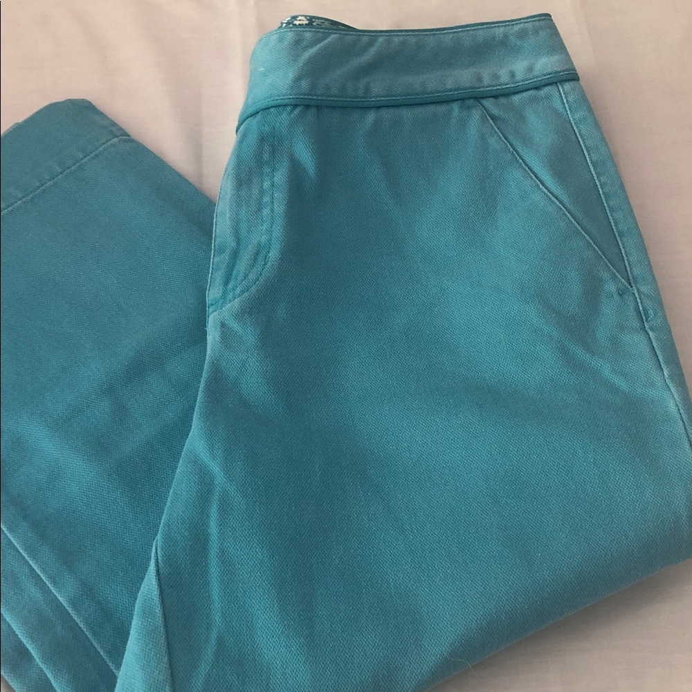 Liz Claiborne Teal Wide-Leg Pants - Picture 1 of 4